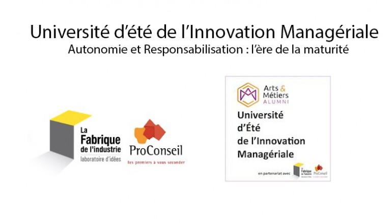 Université d’été de l’Innovation Managériale (Arts & Métiers ParisTech) – Paris le 5 septembre