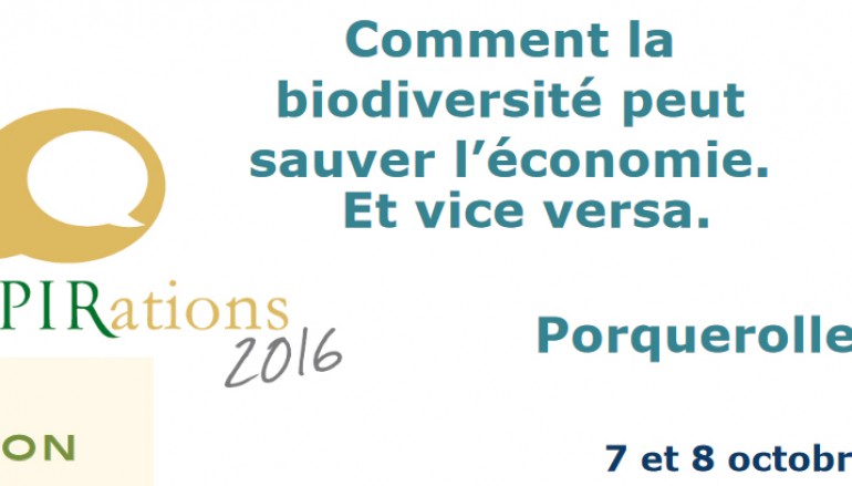 7ième édition des Inspirations: Universités d’été de l’institut INSPIRE – Porquerolles le 7 et 8 octobre