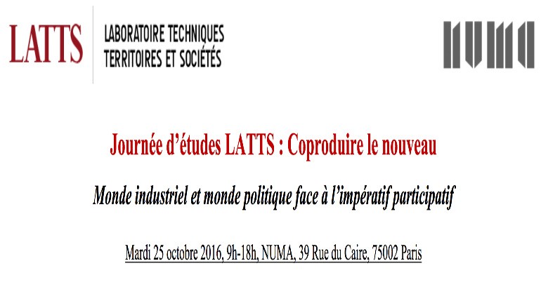 Retour sur le débat: Coproduire le nouveau: Monde industriel et monde politique face à l’impératif participatif
